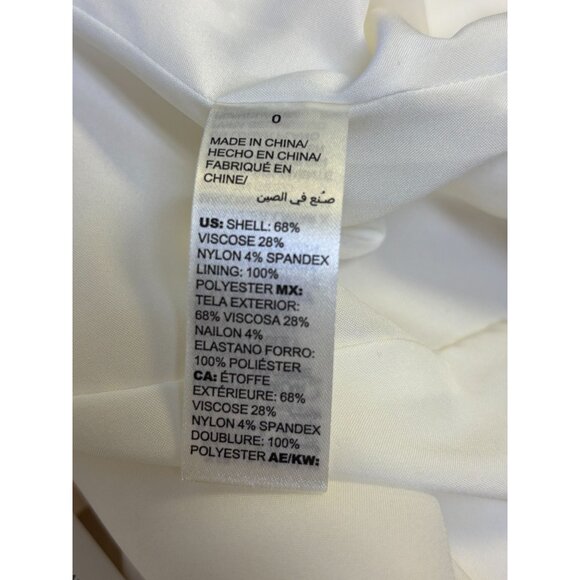 NWT Chicos Ecru Two-Piece Suit Blazer & Trousers Size 0 - Picture 9 of 13